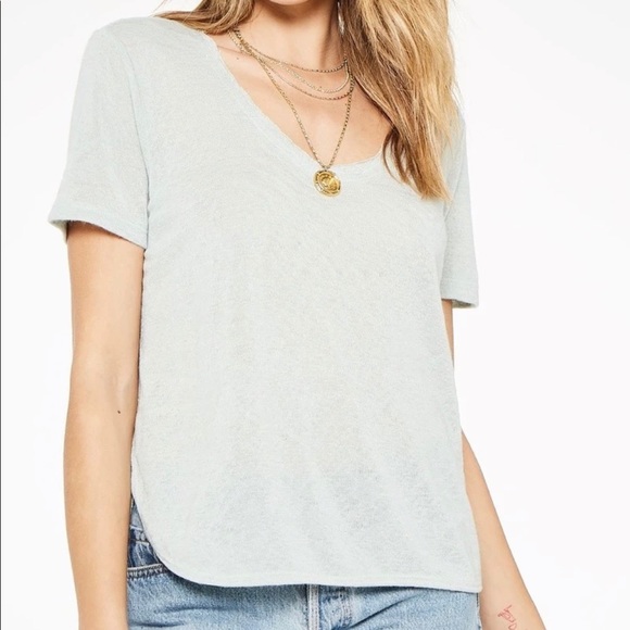 NWT Project social t Halsey tee size xs boho teal women new urban outfitters fp - Picture 2 of 4